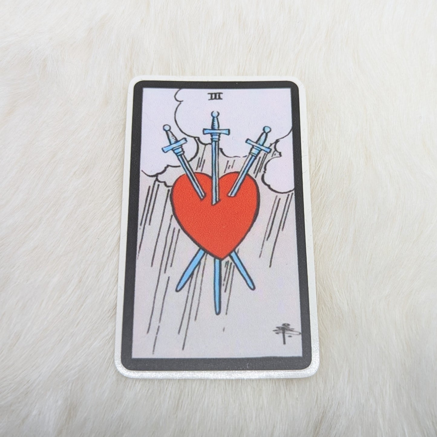 Three of Swords Sticker