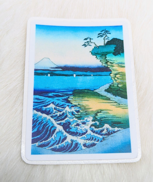 Mt Fuji Hokusai Sticker