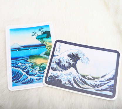 Two pack Hokusai Stickers